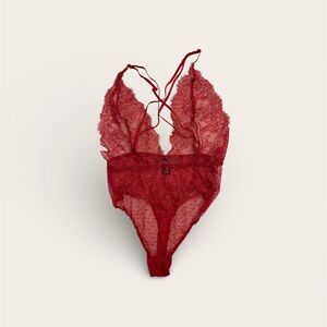 Victoria's Secret Scarlet Lace Slip. Small.